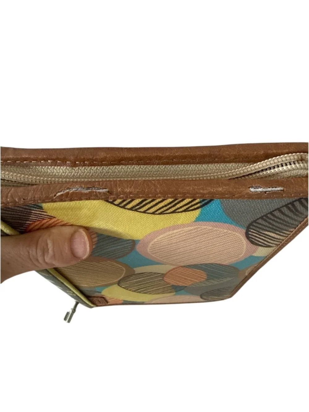 Fossil Multicolor Circle Pattern folder/organizer